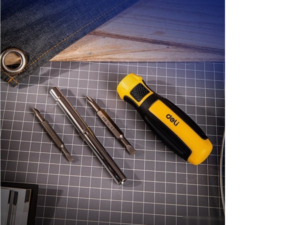 Набор отвертка с битами Deli DL260206 (6 предметов)