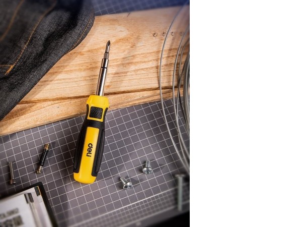 Набор отвертка с битами Deli DL260206 (6 предметов)