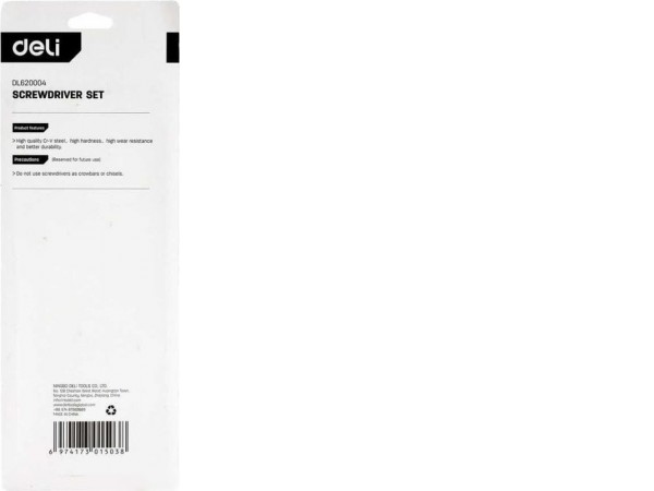 Набор отверток Deli DL620004 (4 предмета)