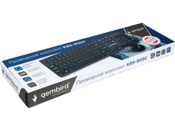 Клавиатура + мышь Gembird KBS-9050