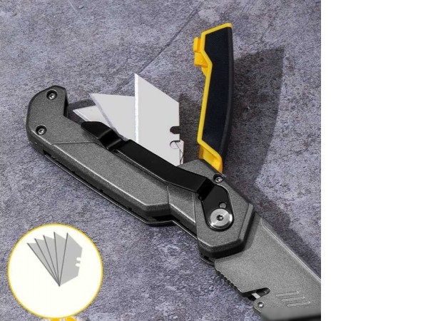 Нож строительный Deli DL006Z