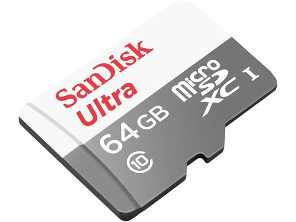 Карта памяти SanDisk Ultra SDSQUNR-064G-GN3MN microSDXC 64GB