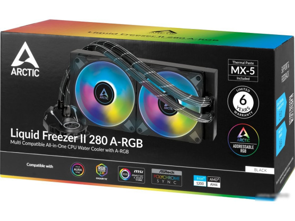 Система жидкостного охлаждения для процессора Arctic Liquid Freezer II 280 A-RGB ACFRE00106A