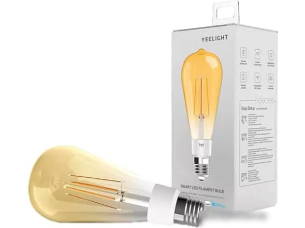 Светодиодная лампочка Yeelight Smart LED Filament Bulb ST64 YLDP23YL E27 6 Вт 2700K