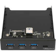 Планка портов на переднюю панель Gembird FP3.5-USB3-3A1C