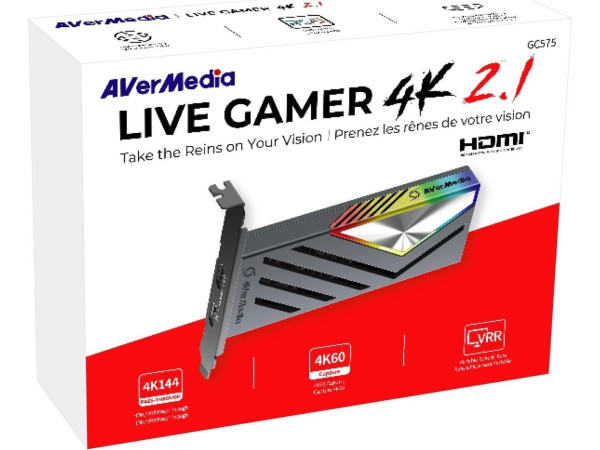 Карта видеозахвата AverMedia Live Gamer 4K 2.1 GC575