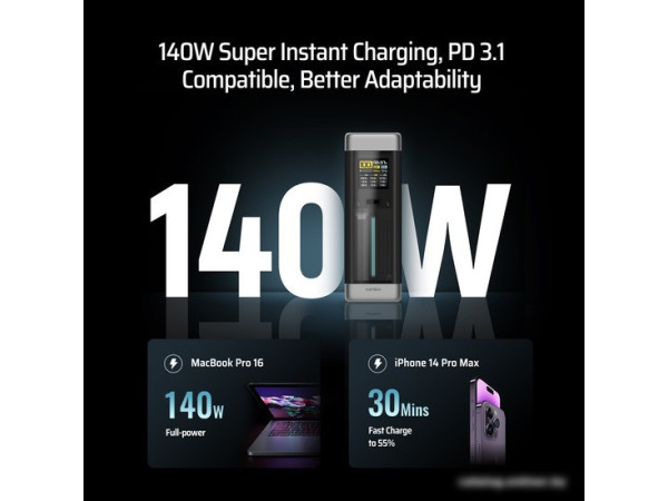 Внешний аккумулятор Cuktech 20 Power Bank 25000mAh 210W MAX