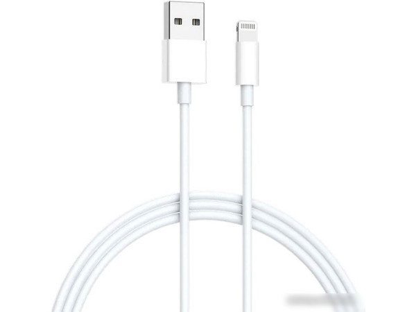 Кабель Cuktech AL813C USB Type-A - Lightning (1 м, белый)