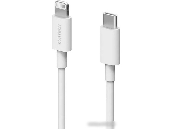 Кабель Cuktech KLC-5497 USB Type-C - Lightning (1 м, белый)