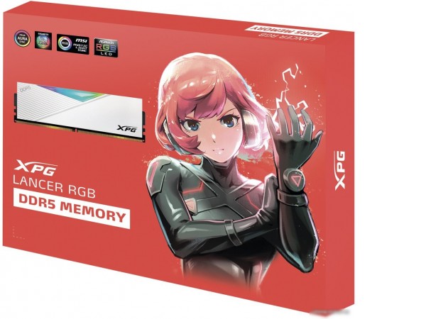 Оперативная память ADATA XPG Lancer RGB 2x16ГБ DDR5 7200МГц AX5U7200C3416G-DCLARWH