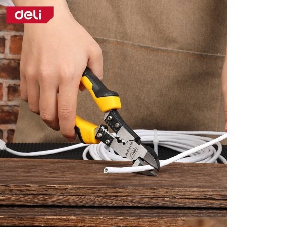 Кусачки боковые (бокорезы) Deli DL102008