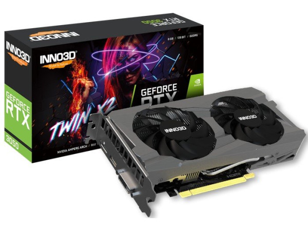 Видеокарта Inno3D GeForce RTX 3050 Twin X2 N30502-08D6-1711VA41