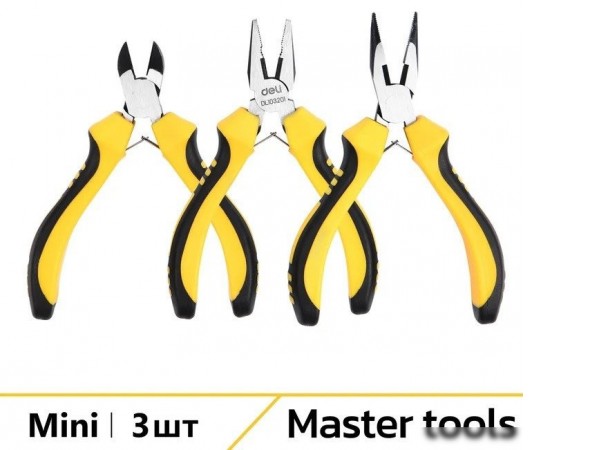 Набор пассатижей Deli DL103201-3 (3 предмета)