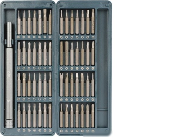 Набор отвертка с битами Deli DL241057 (57 предметов)