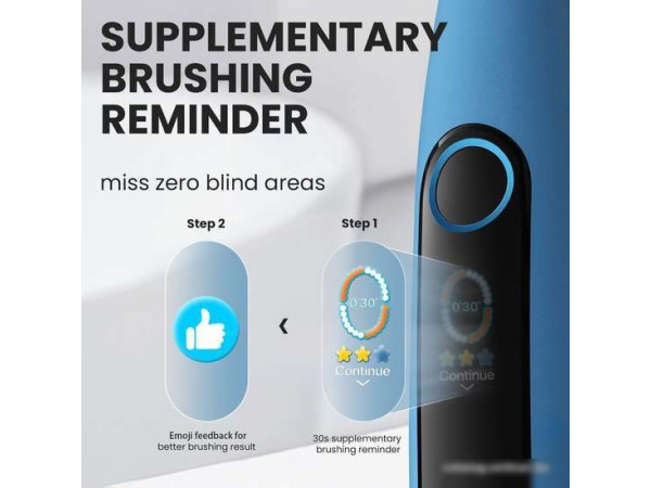 Электрическая зубная щетка Oclean X10 Smart Electric Toothbrush (серый)