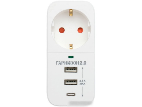 Сетевой фильтр Гарнизон SKT-1-CU2-W