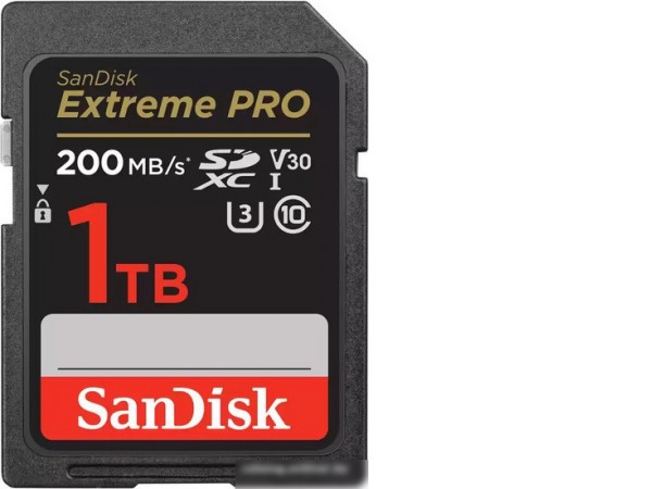 Карта памяти SanDisk Extreme PRO SDXC SDSDXXD-1T00-GN4IN 1TB