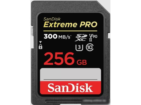 Карта памяти SanDisk Extreme PRO SDXC SDSDXDK-256G-GN4IN 256GB