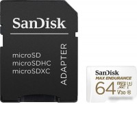 Карта памяти SanDisk microSDXC SDSQQVR-064G-GN6IA 64GB (с адаптером)