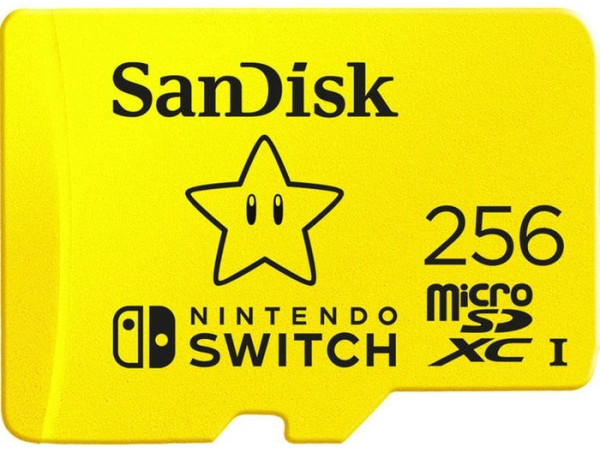Карта памяти SanDisk For Nintendo Switch microSDXC SDSQXAO-256G-GN3ZN 256GB
