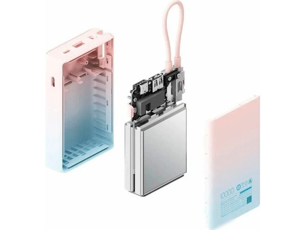 Внешний аккумулятор ZMI P17 10000mAh (розовый, китайская версия)