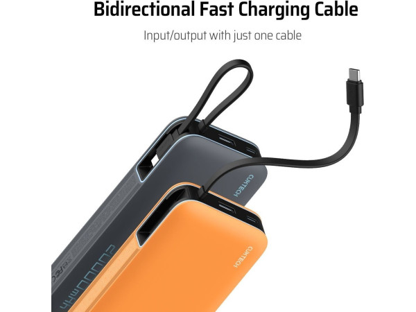 Внешний аккумулятор Cuktech PB200N 20000mAh 55W (светло-серый)