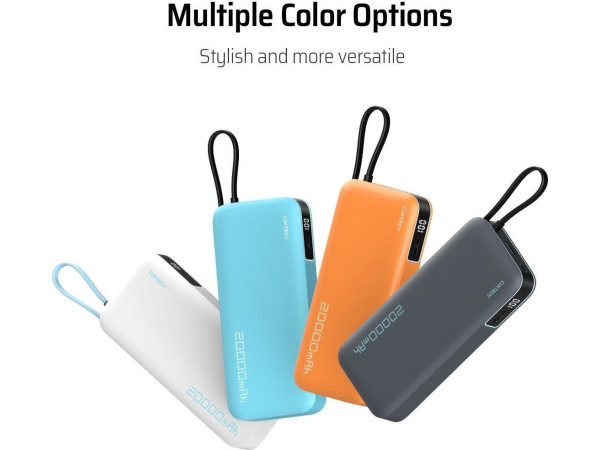 Внешний аккумулятор Cuktech PB200N 20000mAh 55W (светло-серый)