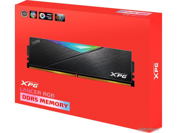 Оперативная память ADATA XPG Lancer RGB 2x16ГБ DDR5 8000 МГц AX5U8000C3816G-DCLARBK