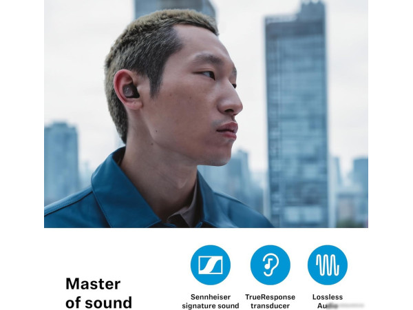 Наушники Sennheiser Momentum True Wireless 4 (белый/серебристый)