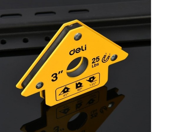 Угольник магнитный Deli DL-HDW25