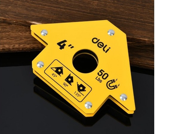 Угольник магнитный Deli DL-HDW50