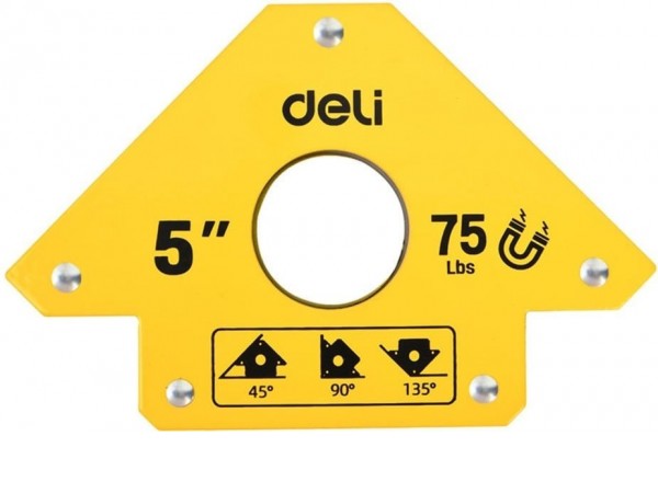 Угольник магнитный Deli DL-HDW75