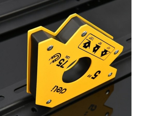 Угольник магнитный Deli DL-HDW75