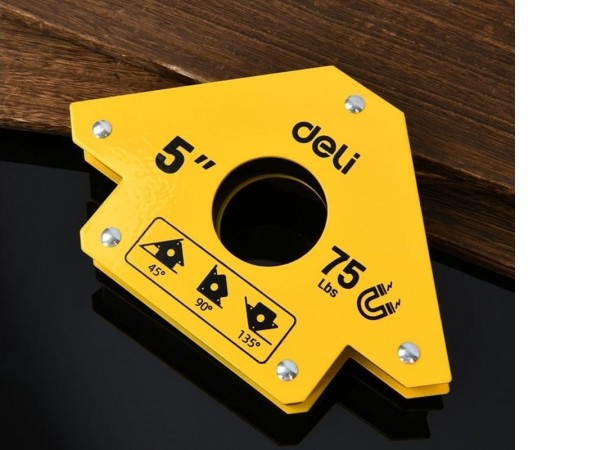 Угольник магнитный Deli DL-HDW75