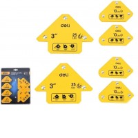 Угольник магнитный Deli DL-HDW06-EH1