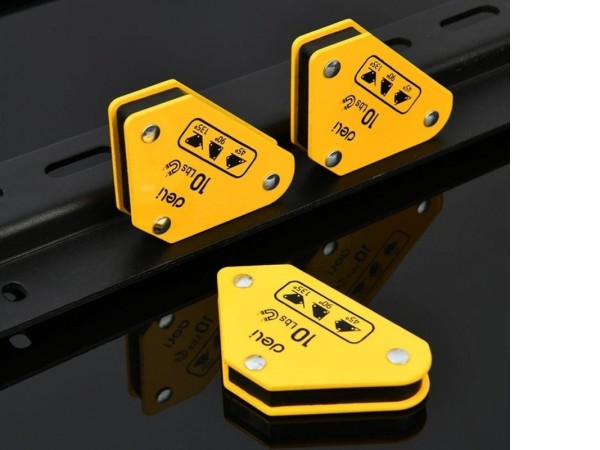 Угольник магнитный Deli DL-HDW06-EH1