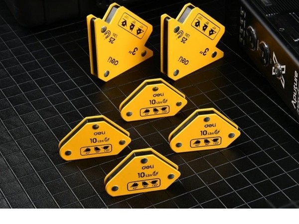 Угольник магнитный Deli DL-HDW06-EH1