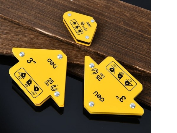 Угольник магнитный Deli DL-HDW06-EH1