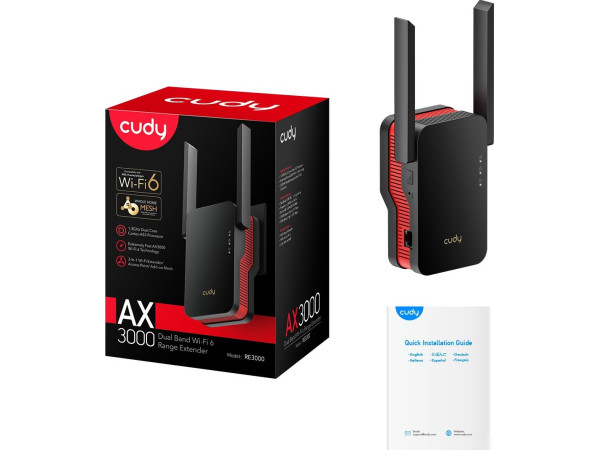 Усилитель Wi-Fi Cudy RE3000 1.0