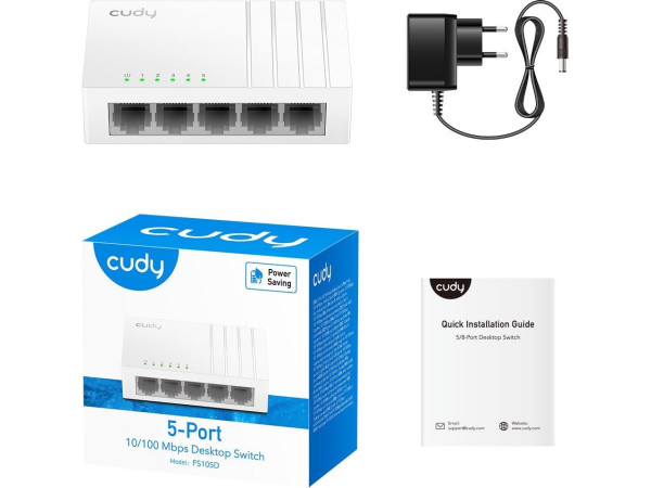 Неуправляемый коммутатор Cudy FS105D 3.0