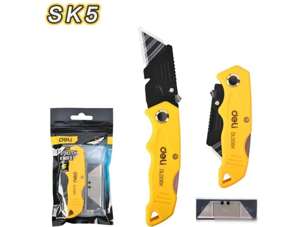 Нож строительный Deli DL006K