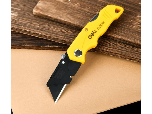 Нож строительный Deli DL006K
