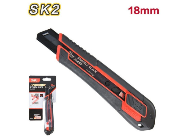 Нож строительный Deli DL018G