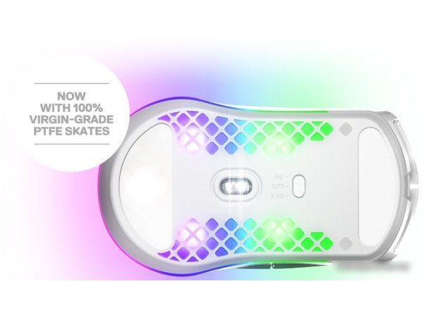 Игровая мышь SteelSeries Aerox 3 Wireless 2022 Edition Snow