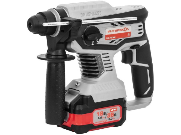 Перфоратор Интерскол ПА-24/36В (с 2-мя АКБ, кейс)
