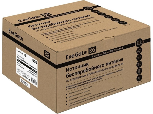 Источник бесперебойного питания ExeGate Neo NNB-1000.LED.AVR.8SH.CH EX293855RUS