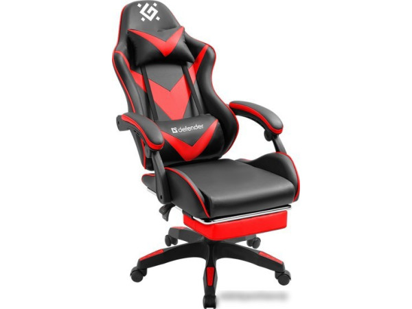 Кресло Defender Minion (черный/красный)