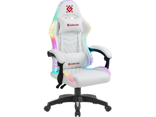 Игровое (геймерское) кресло Defender Core (белый)