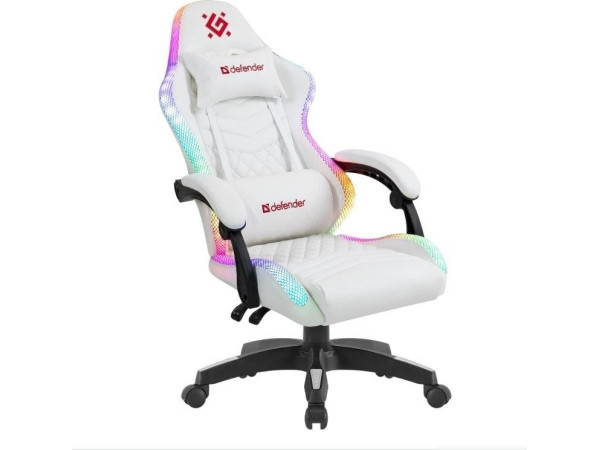 Игровое (геймерское) кресло Defender Core (белый)