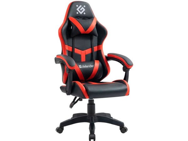 Игровое (геймерское) кресло Defender Synergy (черный/красный)